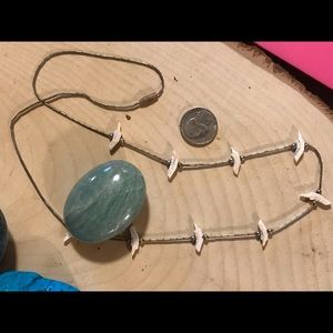 Sterling silver bird fetish necklace